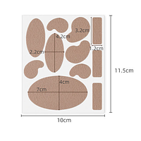 Защитный набор пластырей от мозолей и натираний, комплект патчей от мозолей, водянок, натираний