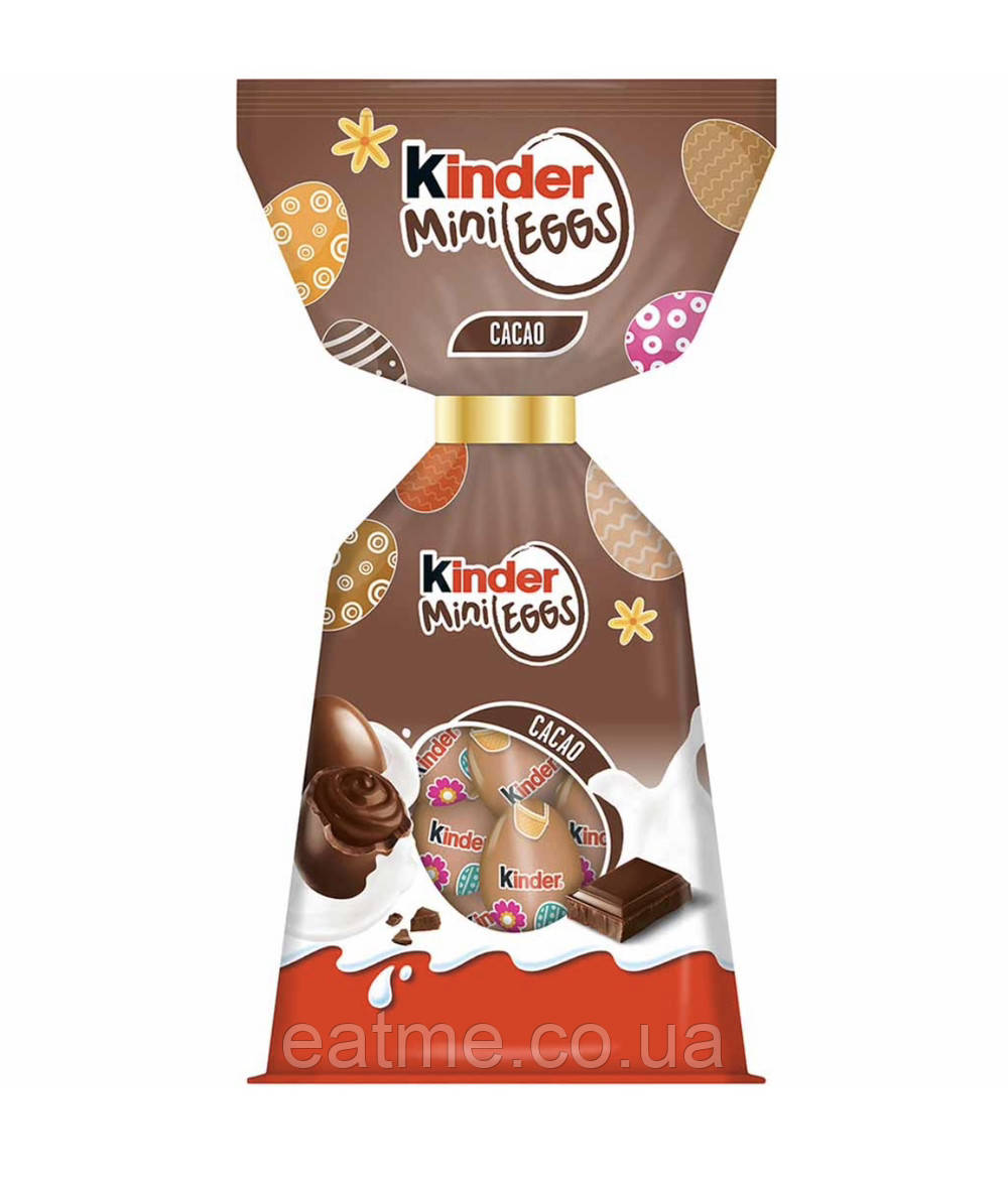 Kinder Mini Eggs Ostern Шоколадні яйця з шоколадною начинкою 85g