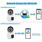 Камера відеоспостереження для дому з двома об'єктивами камерами APP:V380PRO 4MP, фото 3