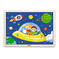 Деревянный пазл Viga Toys В космосе, 16 эл. (51457) Viga Toys -51457