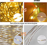 Гірлянда Lezonic 220 LED Fairy Lights Outdoor Power, 8 м/8 режимів, ПВХ Fairy Lights з дистанційним упрв, фото 4