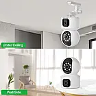 Камера відеоспостереження для дому з двома об'єктивами камерами APP:V380PRO 4MP, фото 10