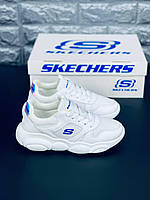 Кроссовки Skechers женские Кроссовки Скечерс белые весенние