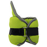 Обтяжувачі-манжети для рук із фіксацією на великому пальці 2х2 кг Zelart FI-1965-4, фото 8