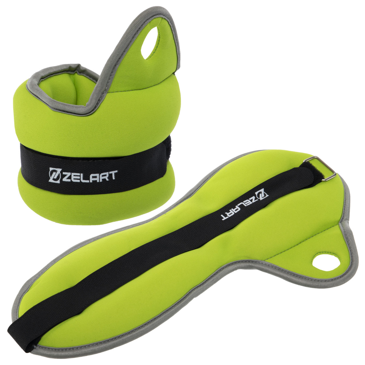 Обтяжувачі-манжети для рук із фіксацією на великому пальці 2х2 кг Zelart FI-1965-4, фото 1