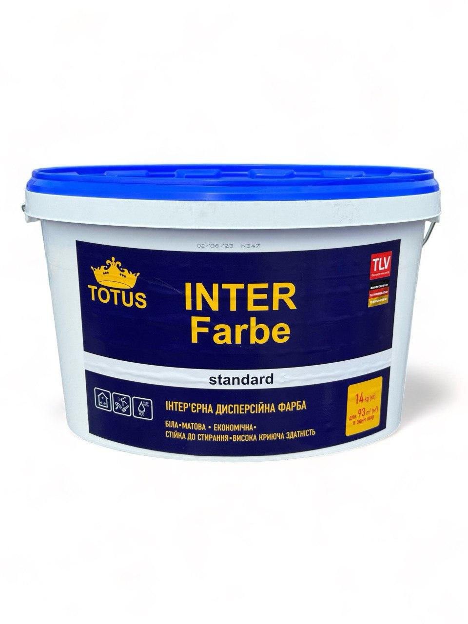 Фарба інтер'єрна TOTUS Inter Farbe 14 кг