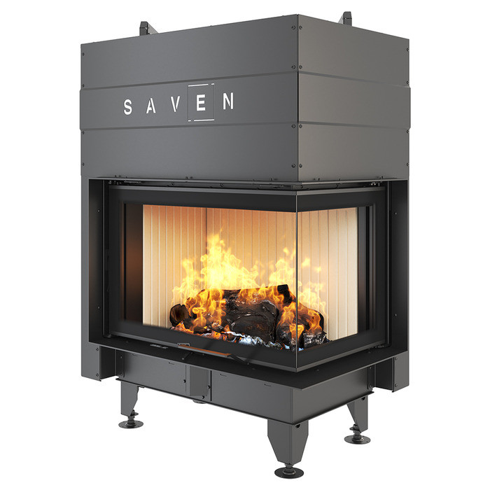 Камінна топка кутова SAVEN Energy Up 75х50х47R (15,1 kW) ECO