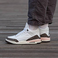 Кросівки Nike Air Jordan Retro 3 Neapolitan Dark Mocha / Найк Аїр Джордан Ретро 3