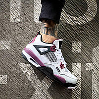 Чоловічі Кросівки Nike Air Jordan 4 Retro PSG Paris Saint-Germain / Найк Аїр Джордан 4 ПСГ