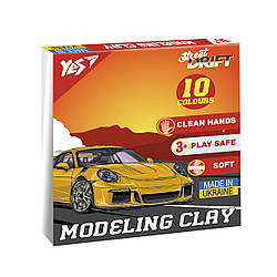 Пластилін Yes Drift King 10 кольорів 200 г