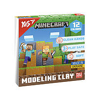 Пластилин Yes Minecraft 12 цветов 240 г