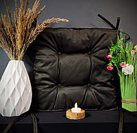 Подушка на стул DOTINEM COLOR, коричневая, 40х40 см