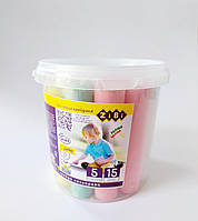 Мел цветной 15 шт в ведерке Zibi ZB.6711-99