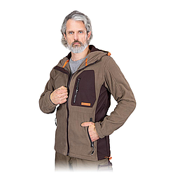 Робоча кофта флісова,куртка з високоякісного флісу, спецодяг, захисна фліска, спецівка робоча Leber & Hollman BEBRP