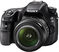 Фотоапарат Sony a58 18-55mm 20.1MP DT f/3.5-5.6 SAM II Kit Full HD Гарантія 24 місяців + 32GB SD Card