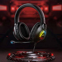 Игровые наушники с микрофоном геймерские для ПК Remax RM-850 Gaming Headphone Black Наушники для игр