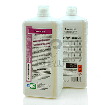 Ензимсепт - концентрат для дезінфекції, достерилізаційного очищення, ДВР та стерилізації інструментів, 1л