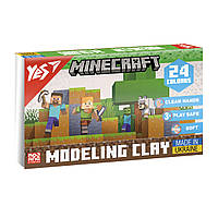 Пластилин YES Minecraft 24 цветов 480 г (540682)