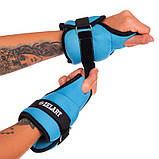 Обтяжувачі-манжети для рук із фіксацією на великому пальці 2х0.5 кг Zelart FI-4245-1, фото 7