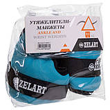 Обтяжувачі-манжети для рук із фіксацією на великому пальці 2х0.5 кг Zelart FI-4245-1, фото 6