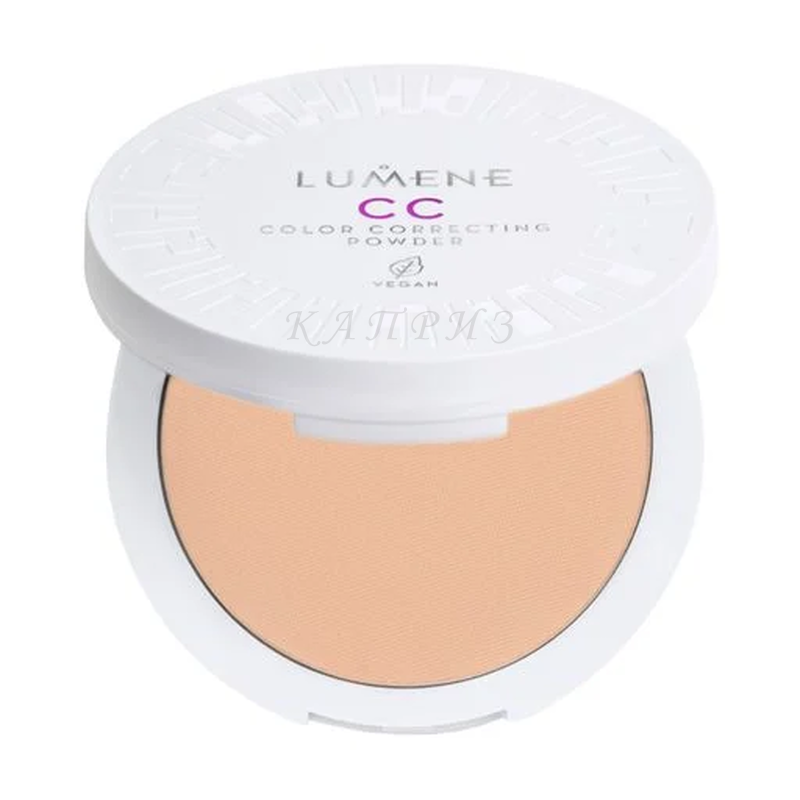 Коригувальна пудра для обличчя Lumene CC Color Correcting Powder 03, 10 г, фото 1
