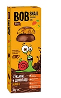 Bob Snail Цукерки Манго в Бельгійському молочному шоколаді Равлик Боб 30г