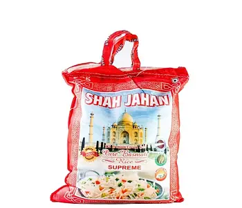 Рис басматі довгий пропарений Shah Jahan для плову, 5кг, Індія