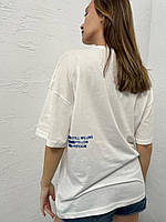 Жіноча футболка з накаткою на спині