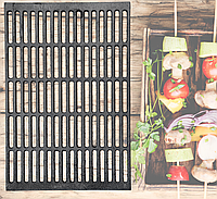 Чавунні решітки ГЛВТ Решітка-гриль для овочів і риби 530х360 мм Чавунна решітка барбекю для мангала