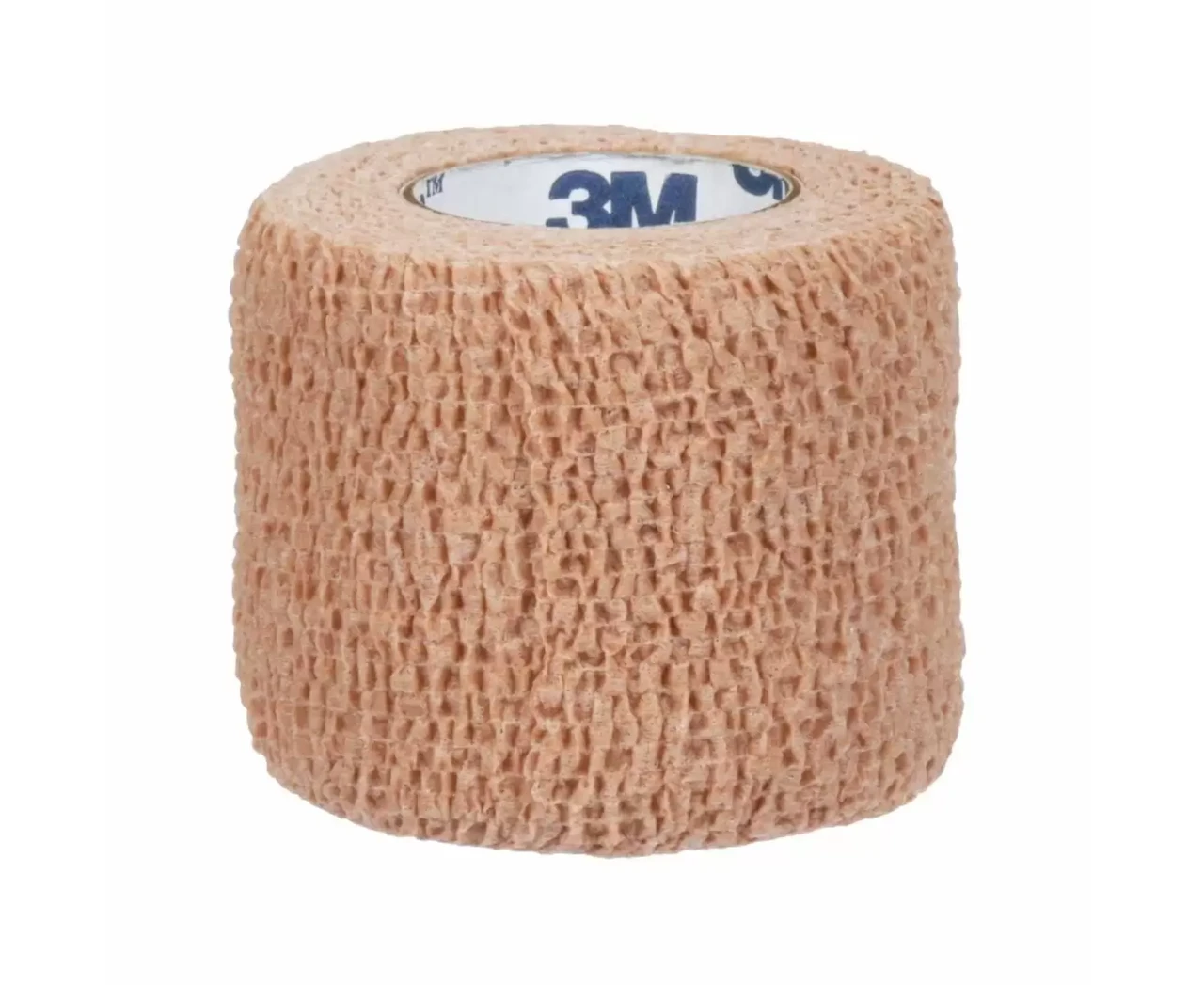 Бинт аутоадгезійний еластичний, що самофіксується, 3М Coban/Кобан бежевий 5 см х 4.5 м, фото 1
