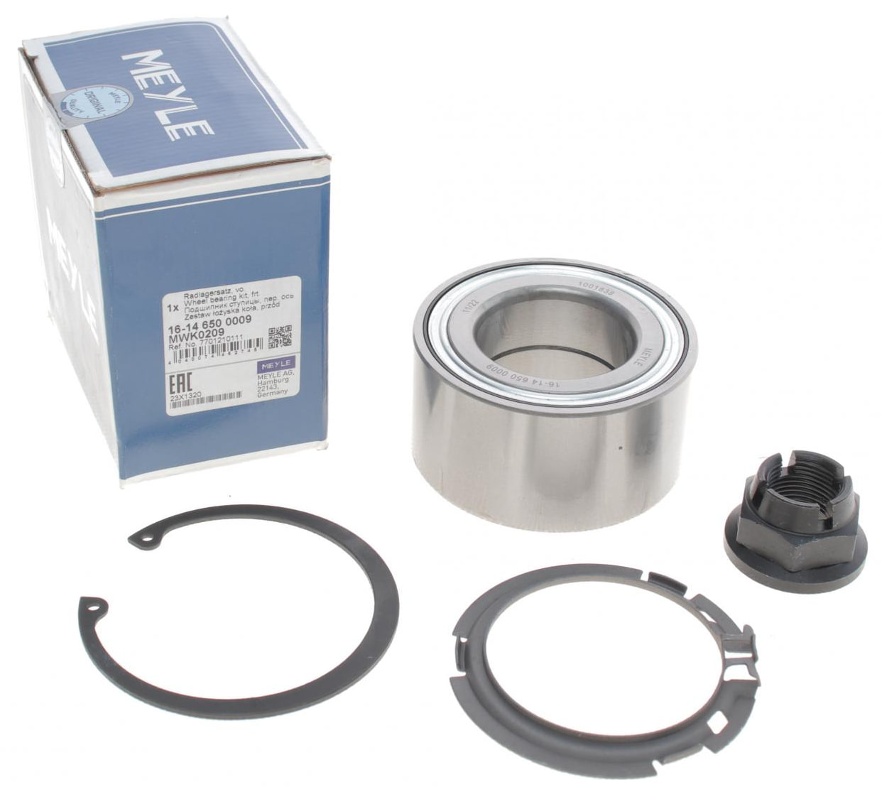 Підшипник передньої маточини Меган 2, Сценік 2, Гранд Сценик 2, Кліо 3, Модус (7701210111) Meyle 16-14 650 0009, фото 1