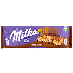 Шоколад арахіс карамель Мілка Milka mmMax peanut сaramel 276g 13шт/ящ (Код: 00-00003684)