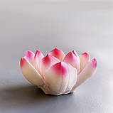 Фарфорова підставка ручної роботи для пахощів Лотос (Рожевий), фото 2