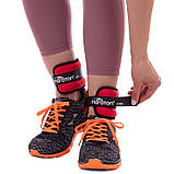 Обтяжувачі-манжети для рук та ніг 2x0.5кг MARATON FI-2858-1, фото 9