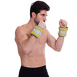 Обтяжувачі-манжети для рук та ніг 2x1.5кг MARATON FI-2858-3, фото 7