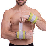 Обтяжувачі-манжети для рук та ніг 2x1.5кг MARATON FI-2858-3, фото 6