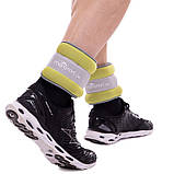 Обтяжувачі-манжети для рук та ніг 2x1.5кг MARATON FI-2858-3, фото 9