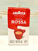 Кава мелена Lavazza Qualita Rossa 250 г Італія (кольорова упаковка)