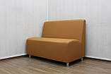 Диван Hit 120 см — для кафе, зон очікування, офісів, ресторанів, барів, солових, холів. Бежевий (Цвет 2205), фото 6