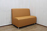 Диван Hit 120 см — для кафе, зон очікування, офісів, ресторанів, барів, солових, холів. Бежевий (Цвет 2205), фото 3