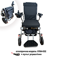 Складний електричний візок для інвалідів до 150кг, Складана позашляхова електрична інвалідна коляска
