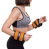 Обтяжувачі-манжети для рук та ніг 2x1кг MARATON FI-3123-2, фото 8