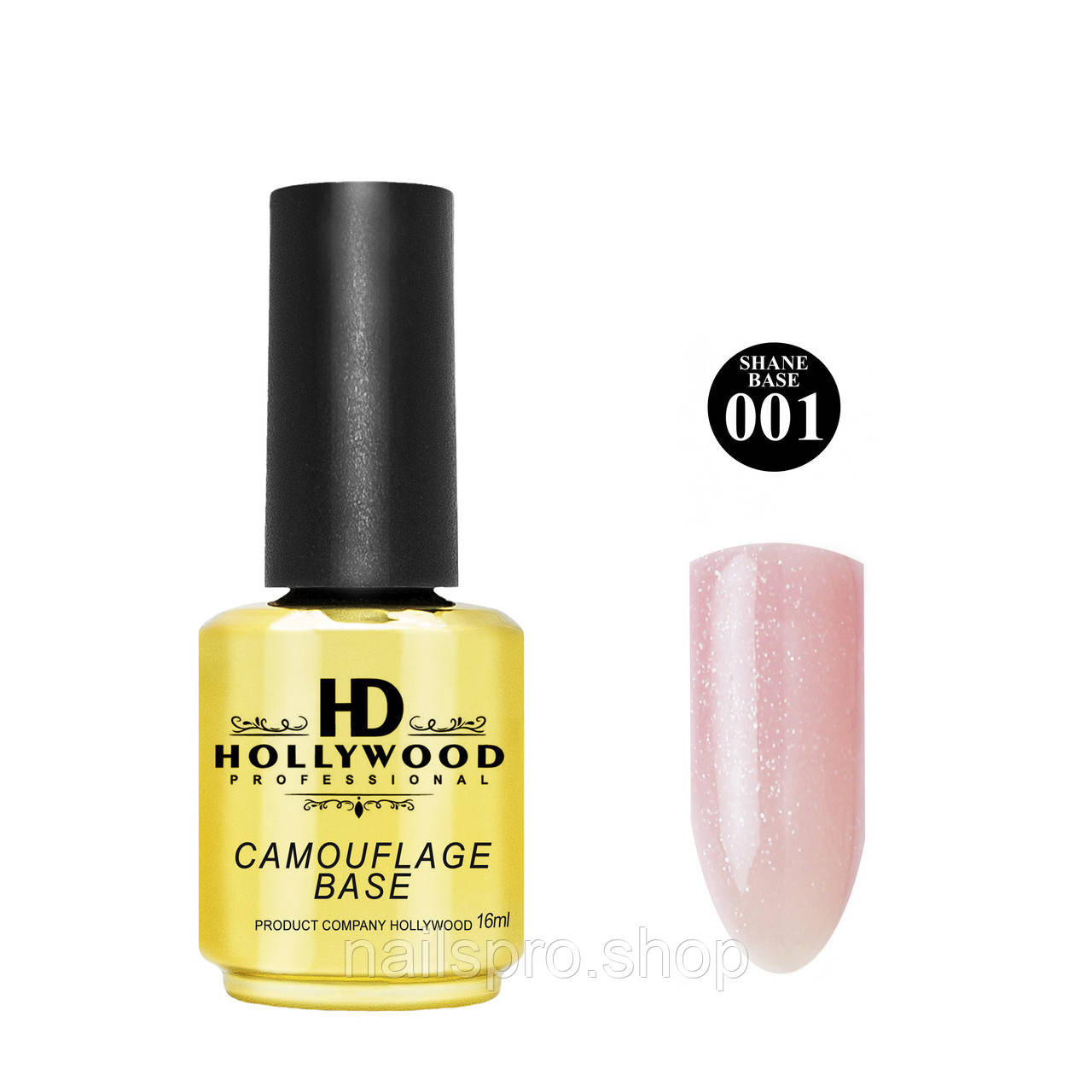 База Камуфляжна Shine base 001 HD Hollywood 16 ml