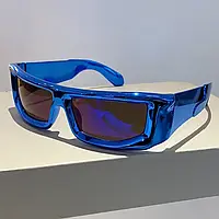 Очки солнцезащитные Y2K мужские и женские в большой квадратной оправе, модные брендовые дизайнерские спортивны