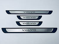 Накладки на пороги VOLVO V60 (Y-1 хром-пласт) TAN24
