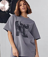 Жіноча футболка з імітацією корсету