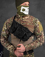 Тактическая поясная сумка Waist, Kombat Tactical black SS