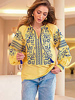 Женская блуза вышиванка с орнаментом