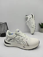 Мужские демисезонные стильные легкие кроссовки Asics Gel-Excite 10, белые.