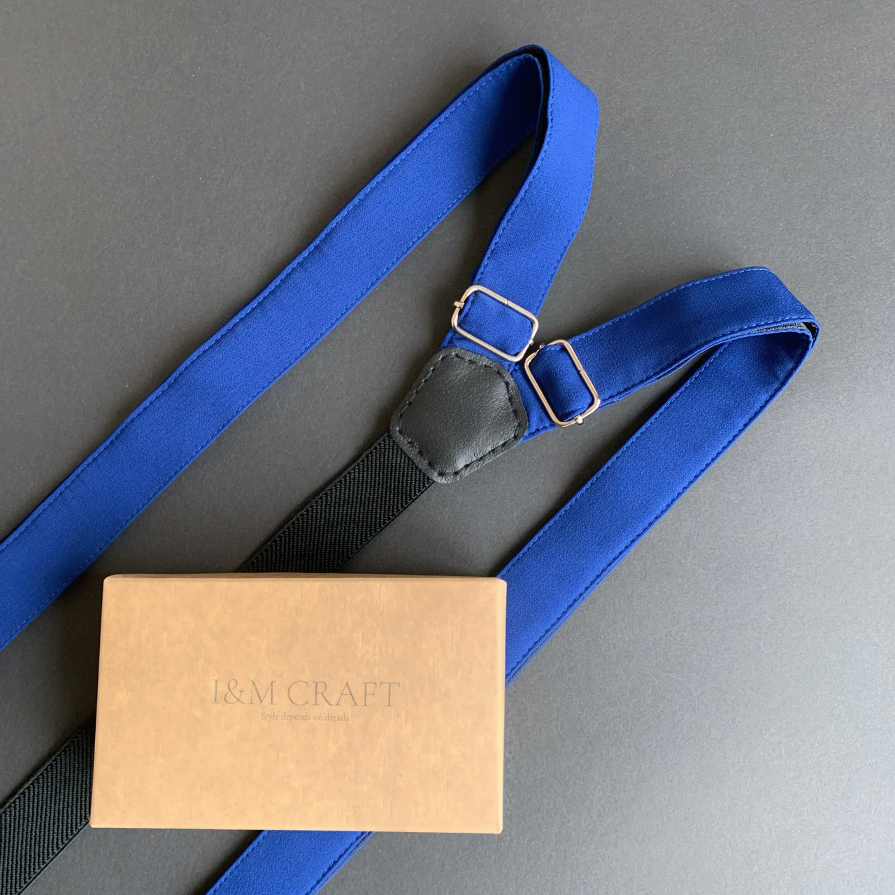 Подтяжки для брюк I&M Craft синие (030140) - фото 2 - id-p499578703